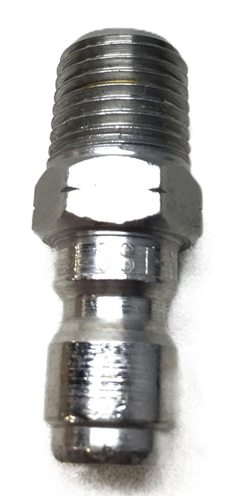 Parker 1/4" 303SS Quick Connect Plug 1/2" Male Thread SST-N2M USED