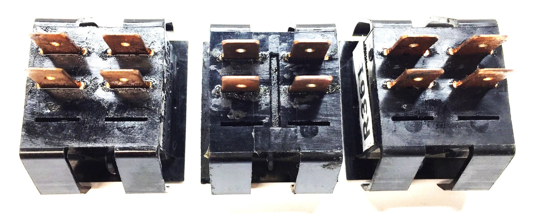 Carling Technologies 4-Blade ON/OFF Dual Rocker Switch R361 [Lot of 3] NOS