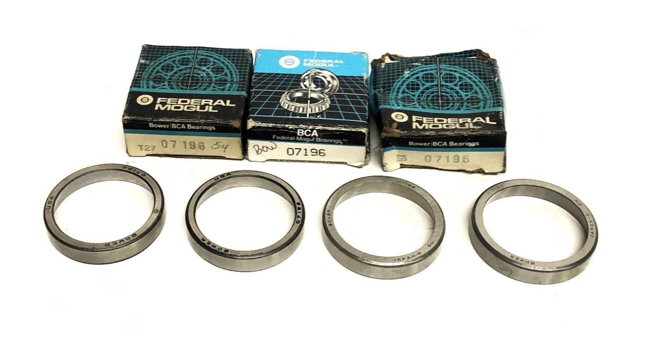 Bower Tapered Roller Bearing Cup 07196 [Lot of 4] NOS