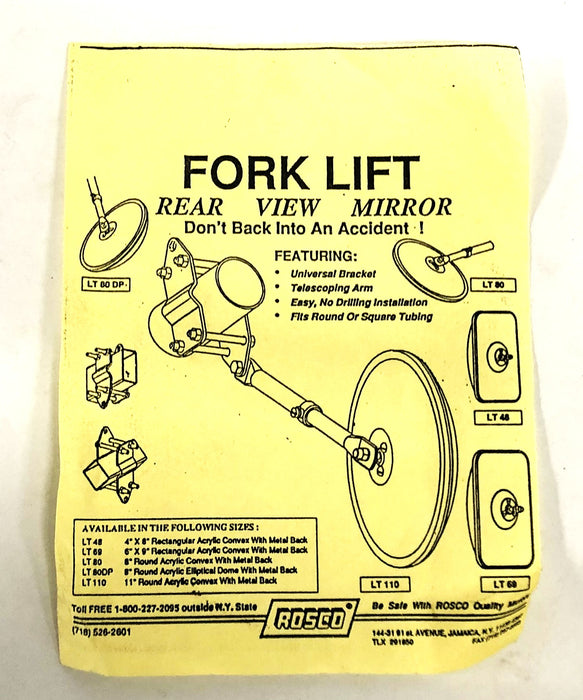 LPM 8 Inch Dome Mirror LT80DP NOS