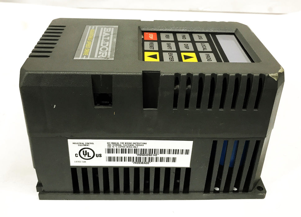 Baldor Adjustable Speed Drive Inverter/Controller ID15J101-ER NOS
