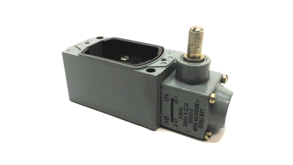 Allen-Bradley Low Force Operator Head Limit Switch Z-26693 USED