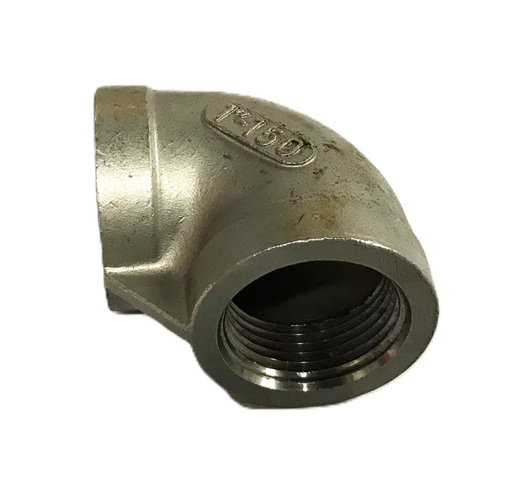 Unbranded 1 inch Female 150 Steel Pipe Elbow [Lot of 3] NOS