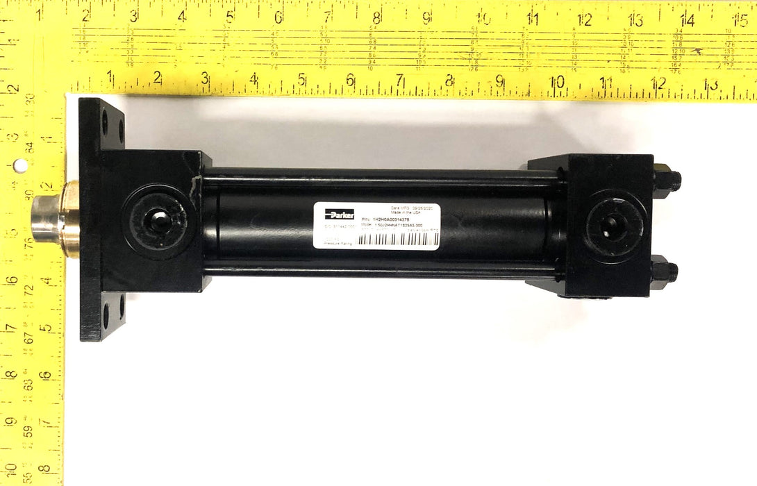 Parker 1000PSI HYD Pneumatic Cylinder 1H20A00314378 (1.50J2HHNAT1S29A5.000) NOS