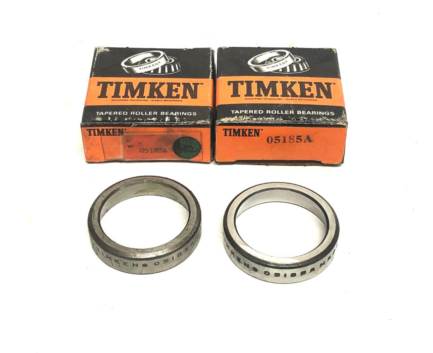 Timken Tapered Roller Bearing Cup 05185-A [Lot of 2] NOS