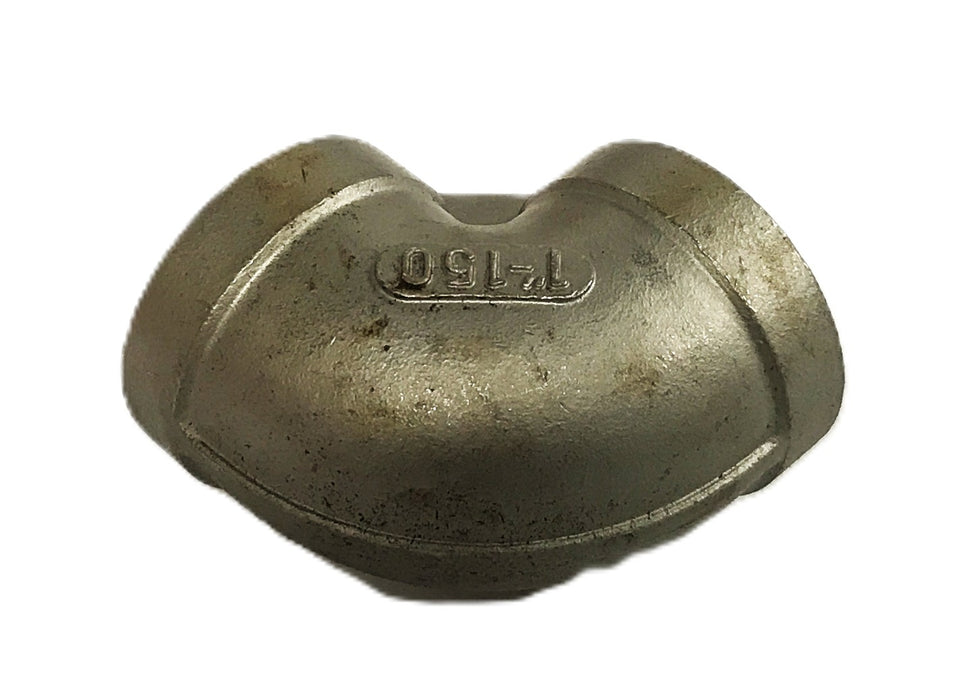Unbranded 1 inch Female 150 Steel Pipe Elbow [Lot of 3] NOS