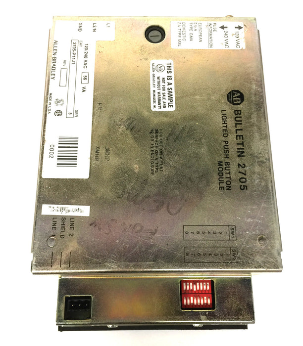 Allen-Bradley RediPanel 2705 Lighted Control Interface Board 2705-P11J1 USED