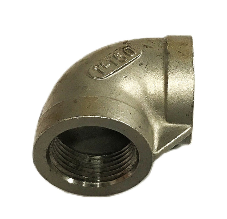Unbranded 1 inch Female 150 Steel Pipe Elbow [Lot of 3] NOS