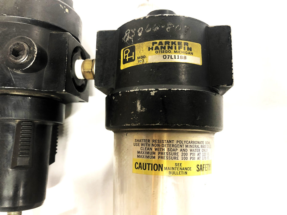 Parker Hydraulic Filter 07R113AB/07L11BB USED
