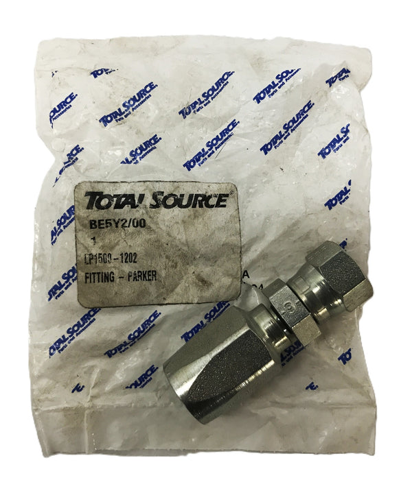 Total Source Forklift Hose Fitting LP1500-1202 [Lot of 3] NOS