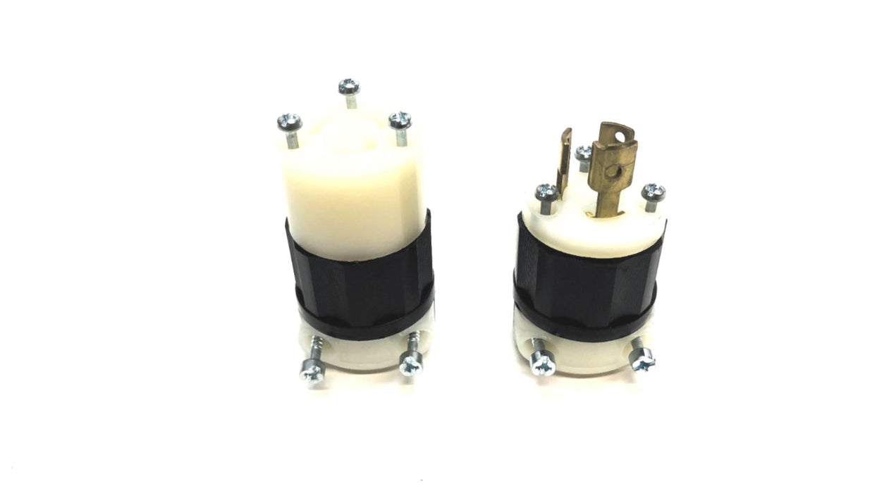 Leviton Grounding Lock Connector 061-4720-C/065-4729-C (2pcs) NOS