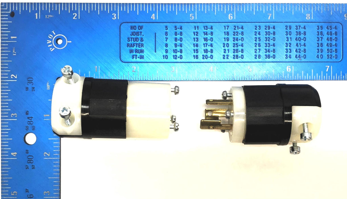 Leviton Grounding Lock Connector 061-4720-C/065-4729-C (2pcs) NOS