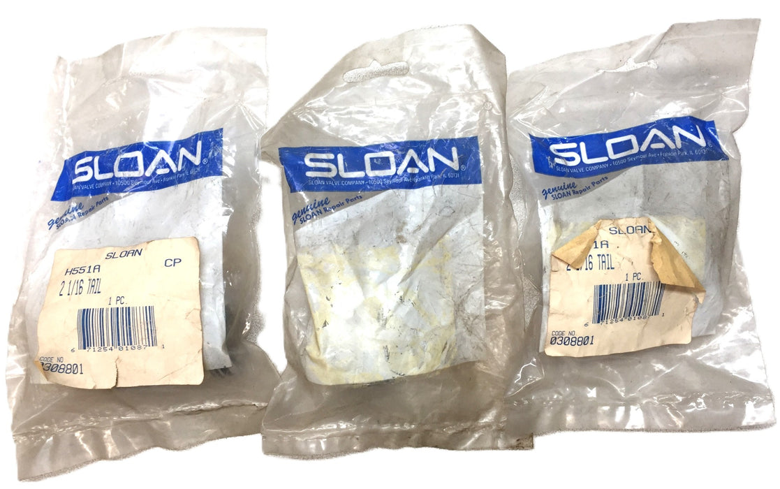 Sloan 2-1/16" Long Tail Piece H551A [Lot of 3] NOS