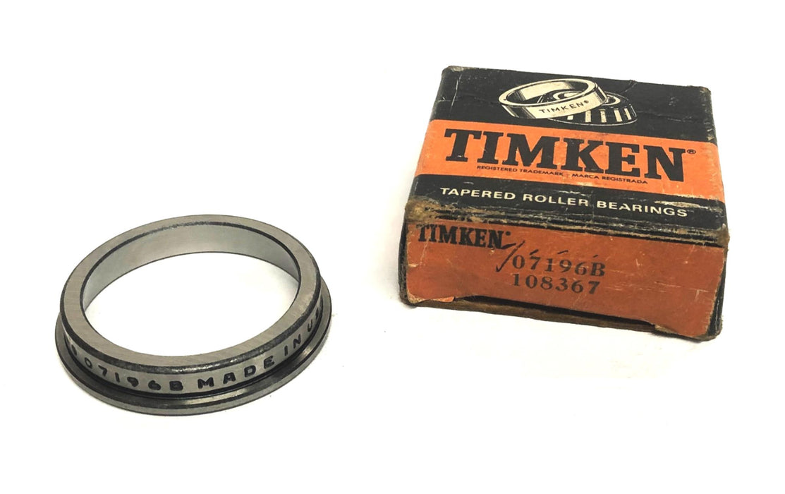 Timken Flanged Tapered Roller Bearing Cup 07196B NOS