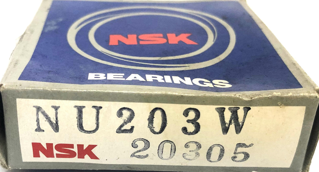 NSK 20305 Bearing NU203W NOS