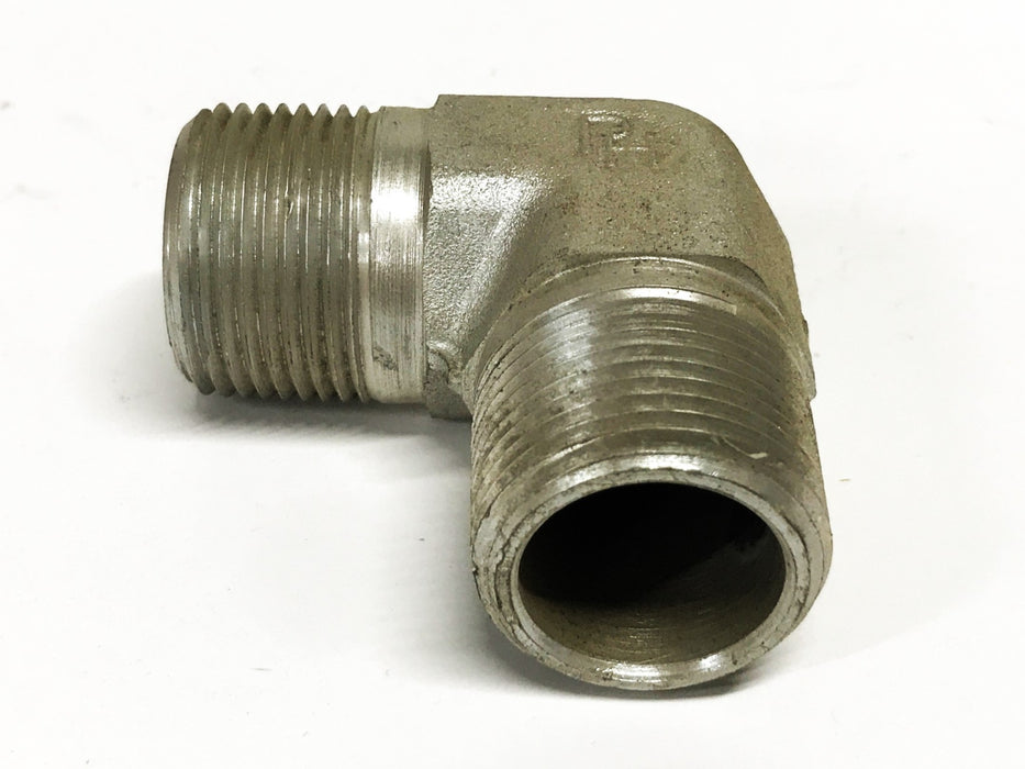 Parker 1 inch Male Galvanized Steel 90-degree Pipe Elbow [Lot of 3] NOS