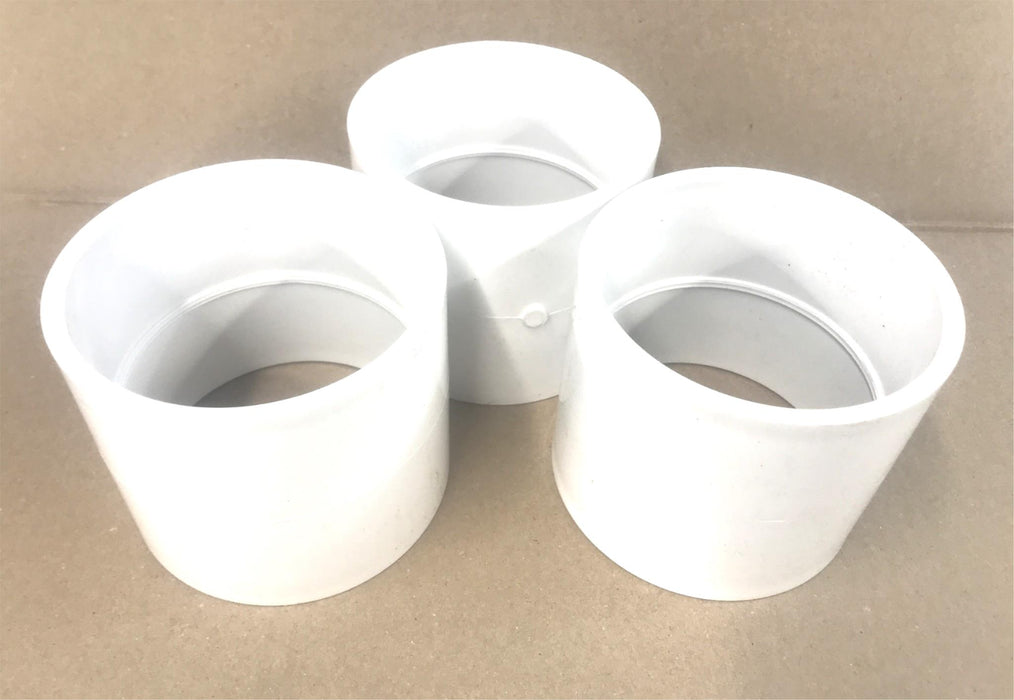 LASCO 4" PVC-1 Coupler D2466 [Lot of 3] NOS