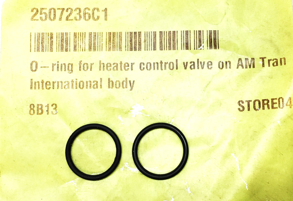 International/Navistar Water Valve Fitting O-Ring 2507236C1 [Lot of 2] NOS