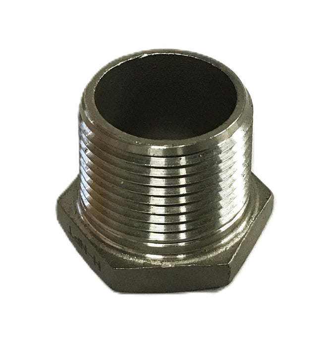 Unbranded 1 inch Male to 1/2 Female TC-316 Steel Adapter Fitting [Lot of 5] NOS