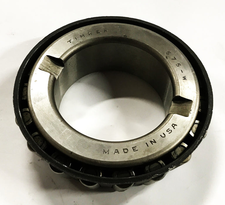 Timken 2-Notch Tapered Roller Bearing Cone 575-W NOS