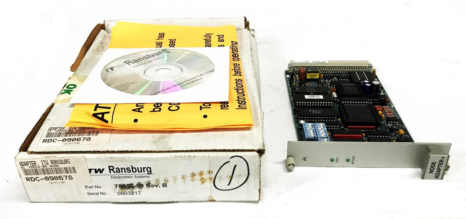 Ransburg Node Adapter Circuit Board 78553-00 NUPI NOS