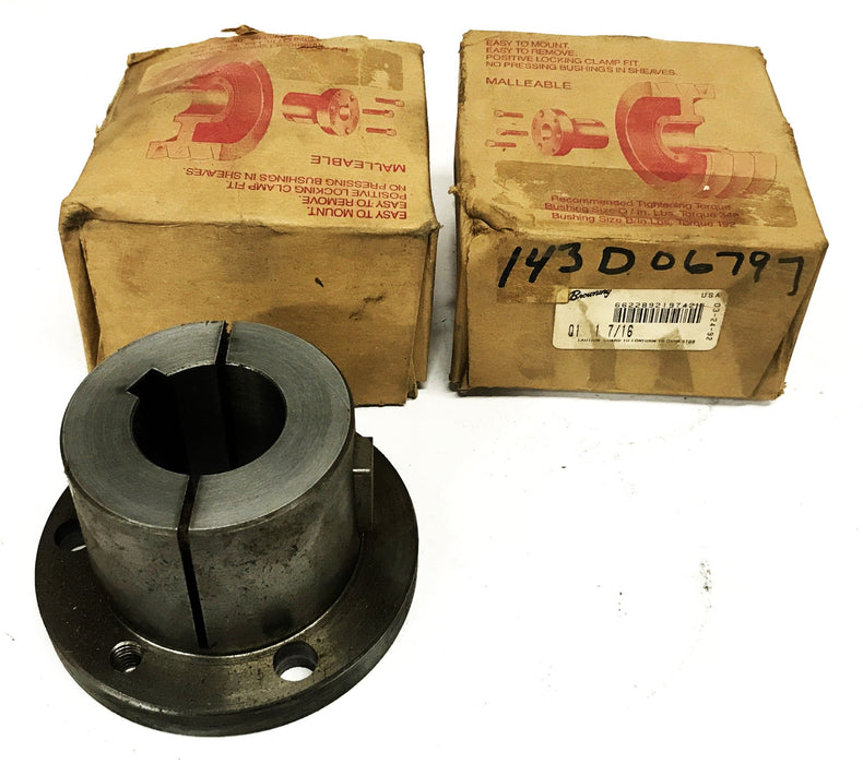 Browning Split Taper Bushing Q1-1-7/16 [Lot of 2] NOS