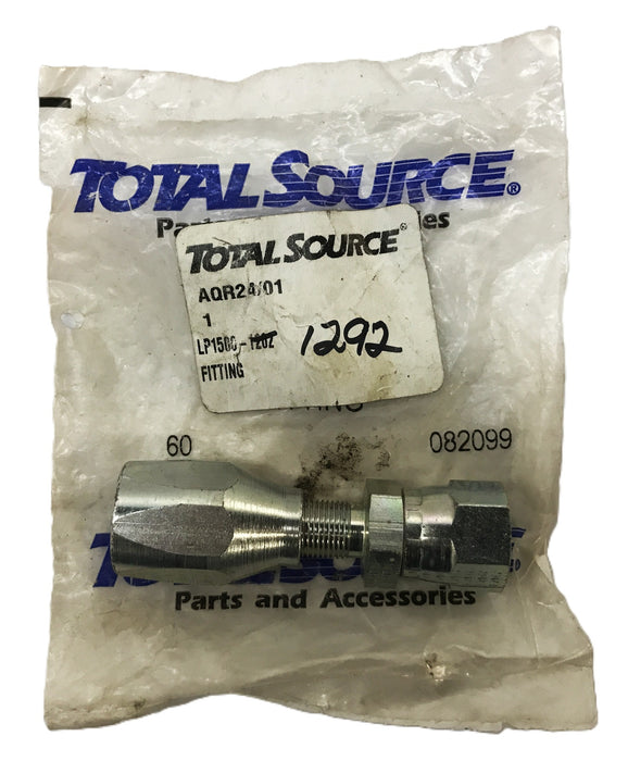 Total Source Forklift Hose Fitting LP1500-1292 [Lot of 3] NOS