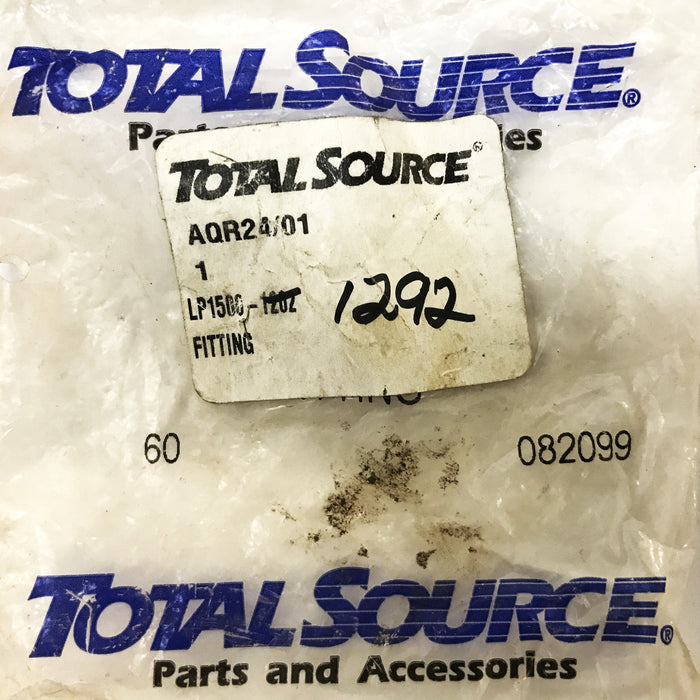 Total Source Forklift Hose Fitting LP1500-1292 [Lot of 3] NOS