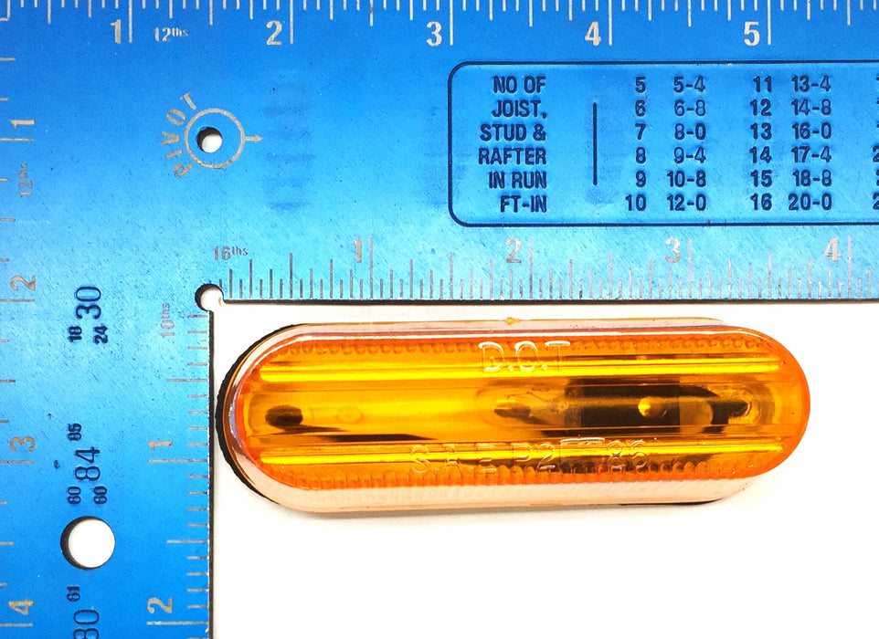 Truck-Lite Amber Clearance and Marker Light 1555A [Lot of 4] NOS