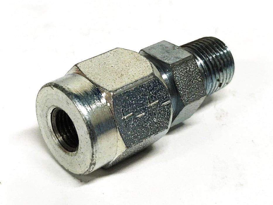 Lenz 1/8 Male NPT x 1/4 Female Compression Split Tapered Fitting [Lot of 6] NOS