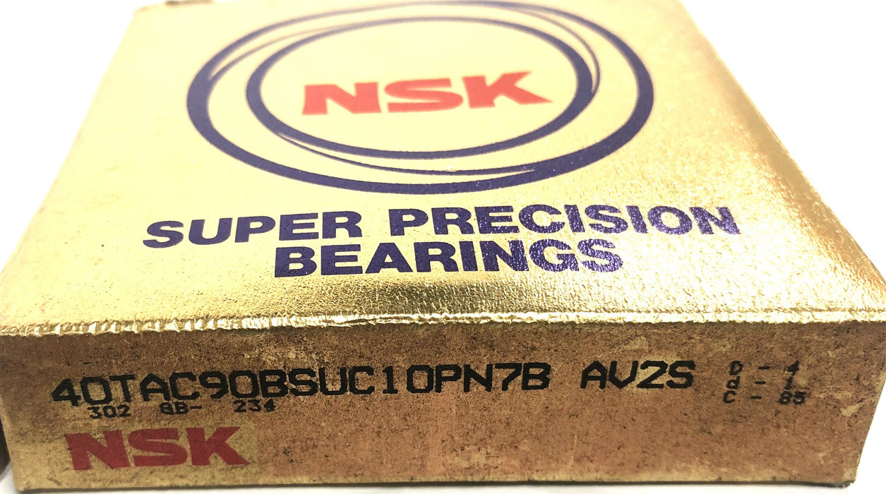NSK AV2S Ball Bearing 40TAC90BSUC10PN7B NOS