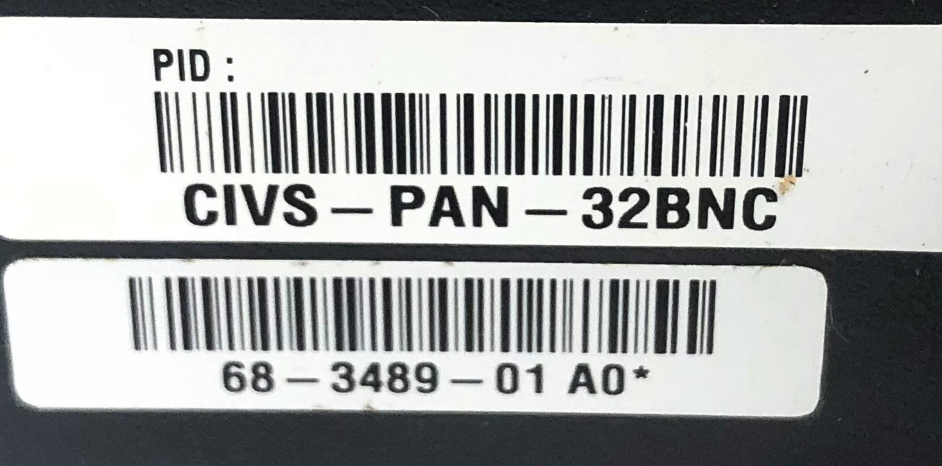 Cisco 32-Port Video Encoder Card W/ Front Panel (Untested) CIVS-PAN-32BNC USED