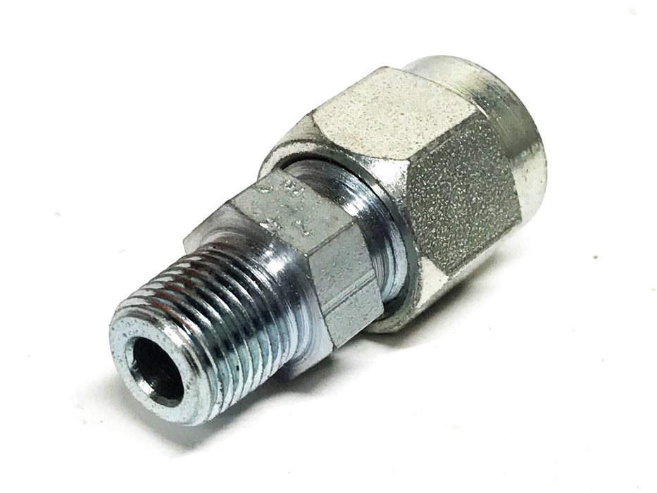Lenz 1/8 Male NPT x 1/4 Female Compression Split Tapered Fitting [Lot of 6] NOS