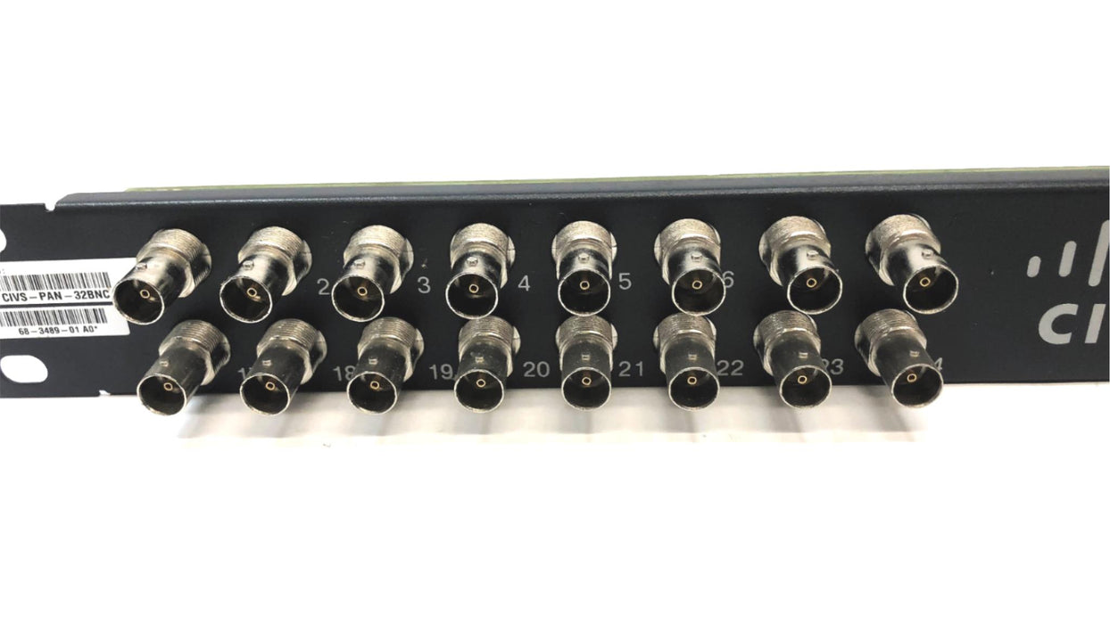 Cisco 32-Port Video Encoder Card W/ Front Panel (Untested) CIVS-PAN-32BNC USED