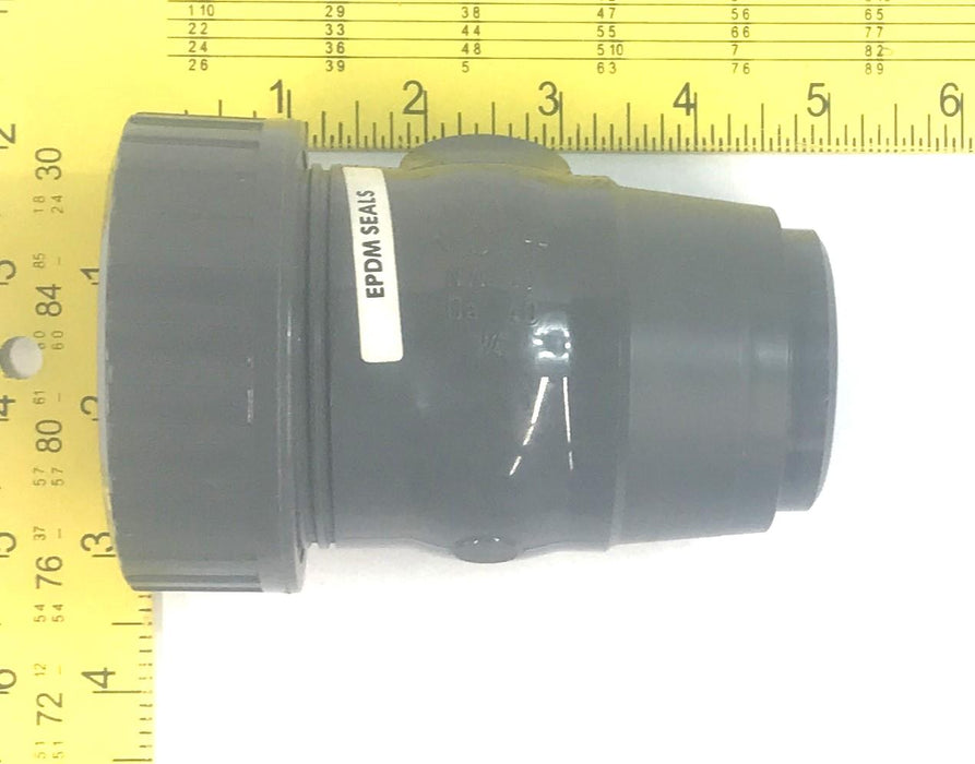 Georg Fisher PVC NW32 Da 40 1-1/4" Ball Check Valve ND 10 NOS
