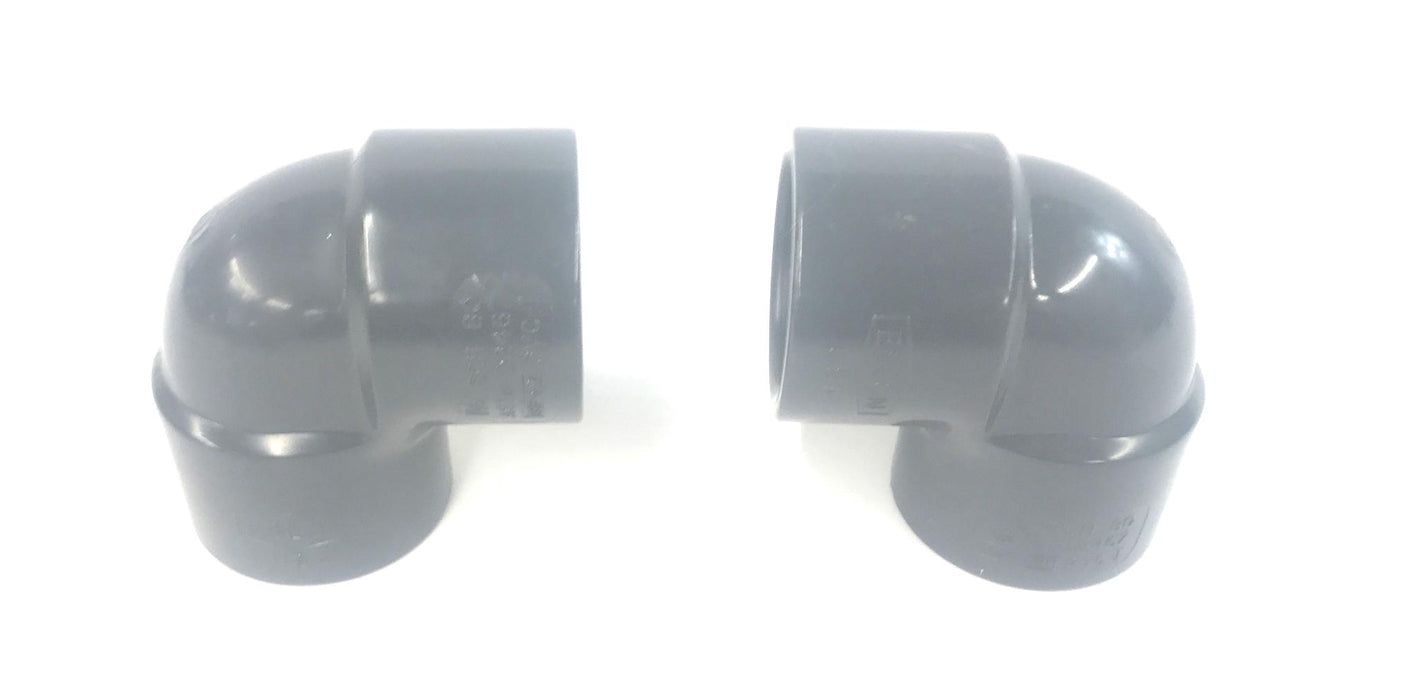 ESLON SCH 80 D2467 NSF-PW PVC-I 1-1/2" 90 Degree Elbow 806015 [Lot of 2] NOS