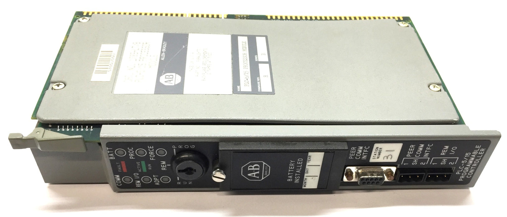 Allen-Bradley PLC-5/15 Processor Module 1785-LT/B Firmware Revision.R/Ser.B USED
