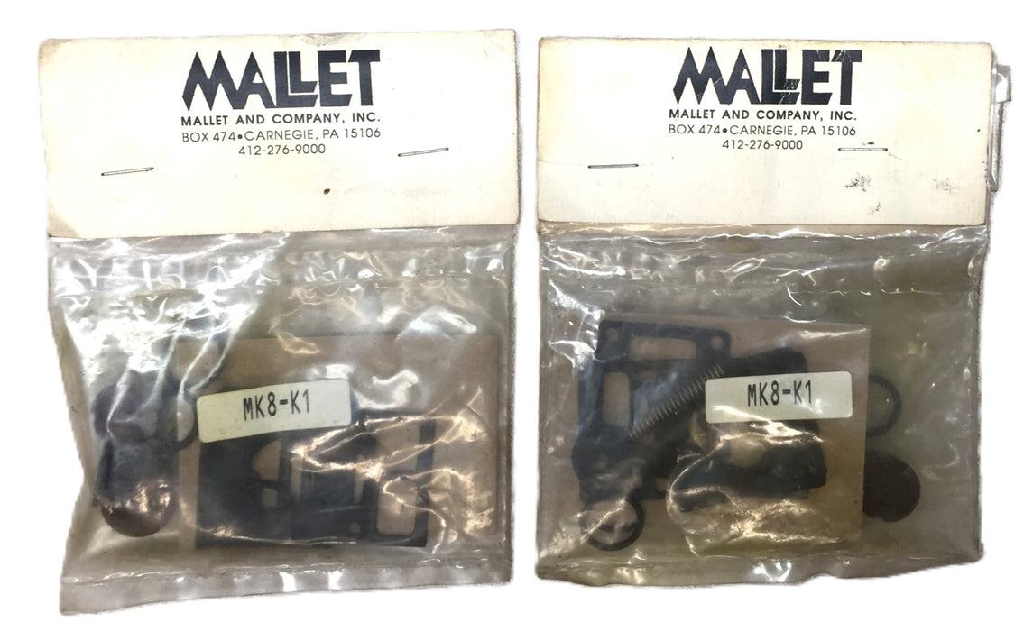 Mallet and Co. Valve Repair Seal Kit MK8-K1 [Lot of 2] NOS