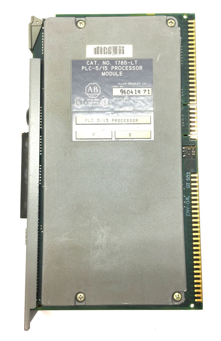 Allen-Bradley PLC-5/15 Processor Module 1785-LT Firmware Revision.F/Ser.B USED