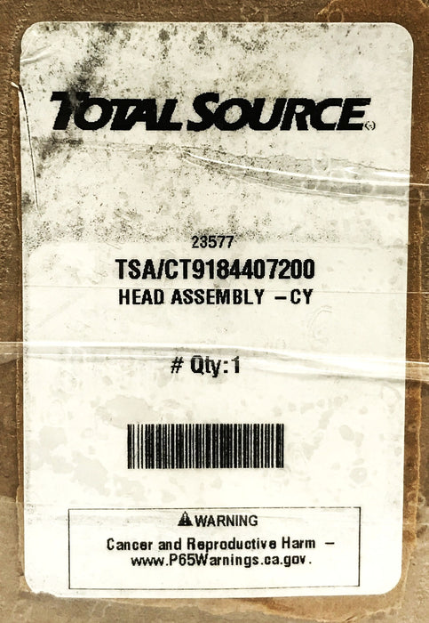 Total Source Forklift Caterpillar Cylinder Head Assembly CT9184407200 NOS