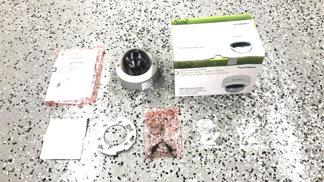 Interlogix TruVision H.264 Dual Stream IP Dome Camera TVD-M2210V-2-N NOS