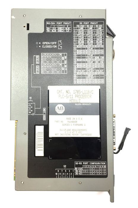 Allen-Bradley PLC-5/11 Processor Module 1785-L11B/C (96140880) USED