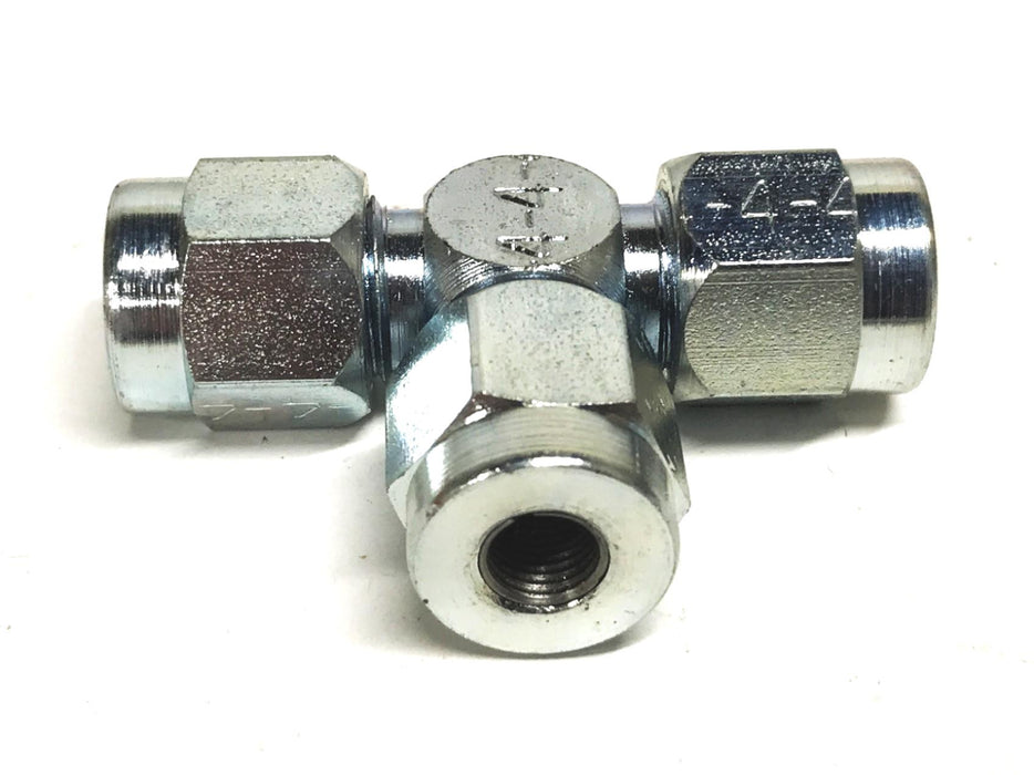 Lenz 1/4 inch Female Compression Tee Coupler [Lot of 3] NOS