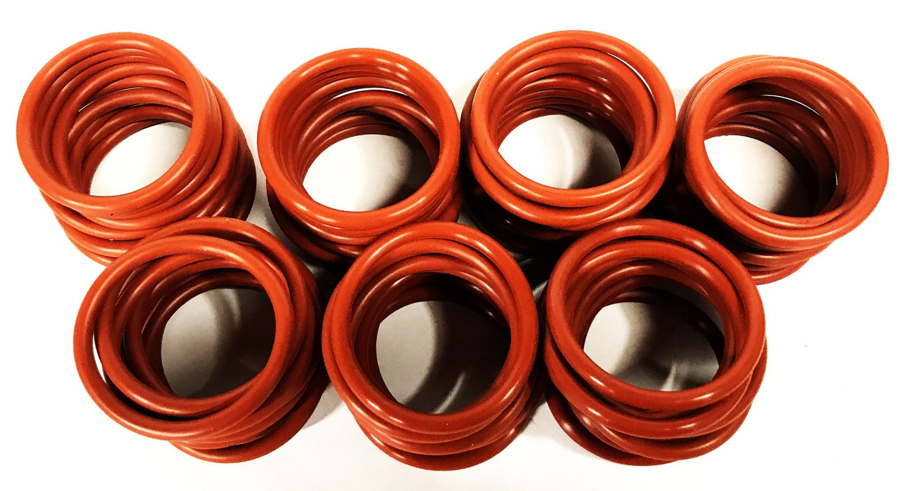 Grainger Round Silicone O-Ring 3/16 inch x 2 inch 41UV46 [Lot of 70] NOS