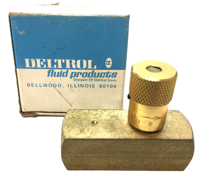 Deltrol Fluid Release Products Control Valve 10120-47 (EF25B) NOS