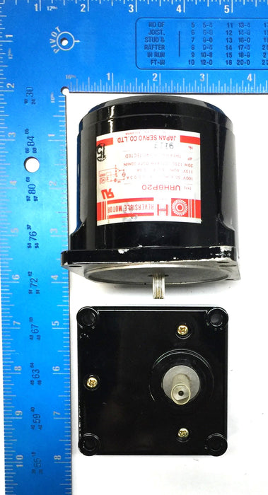 Japan Servo Reversible Motor URH8P20 with Japan Servo Gearhead 8H60 NOS