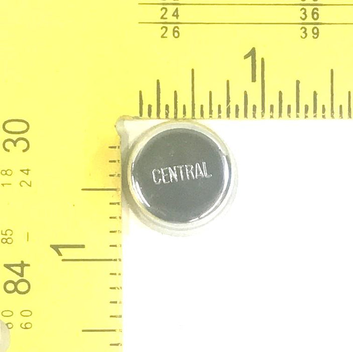 Central Brass Cap Button PF-358-Q [Lot of 5] NOS