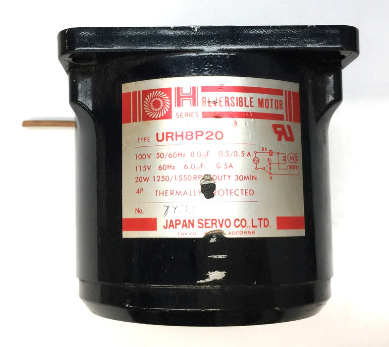 Japan Servo Reversible Motor URH8P20 USED