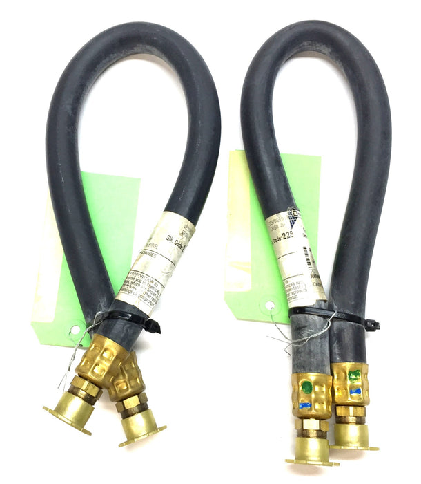 Tectran 24" x 1/2" Brake Chamber Hose 3/8" Dual Swivel 682466 [Lot of 2] NOS