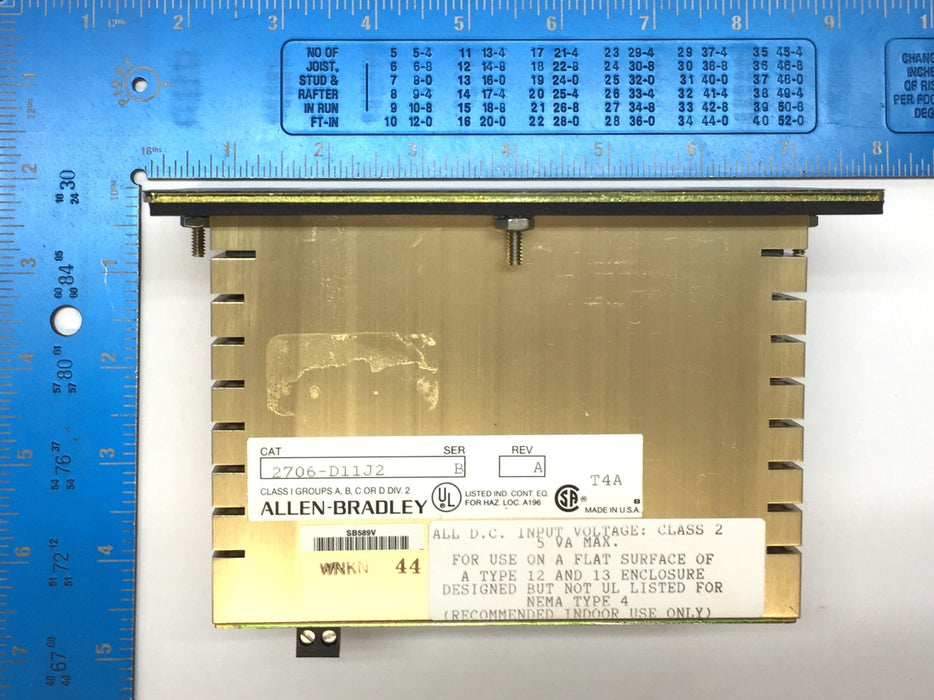 Allen-Bradley Dataliner Operator Interface 2706-D11J2 Ser.B/Rev.A NOS